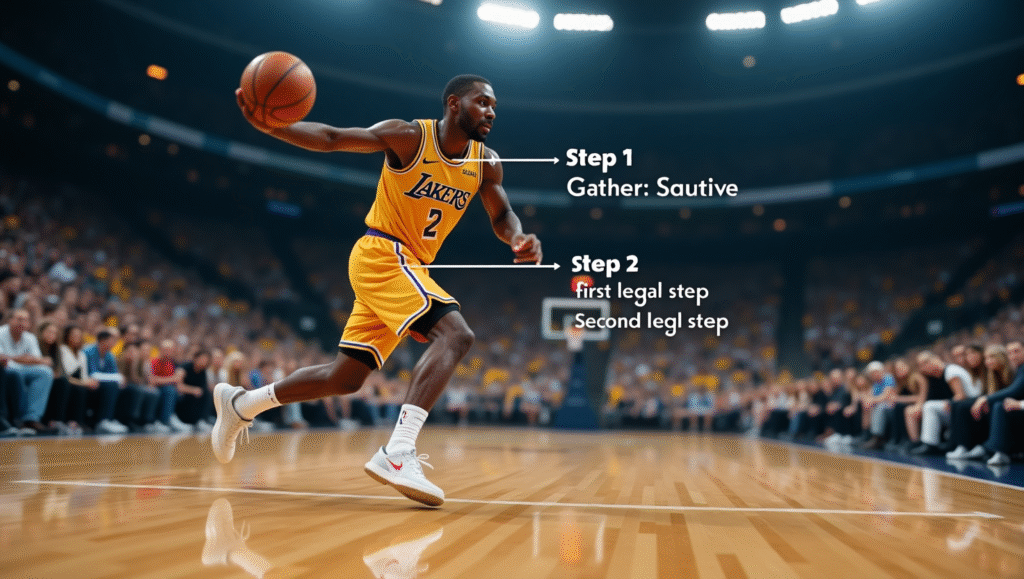 NBA Rules Steps Take in Basketball